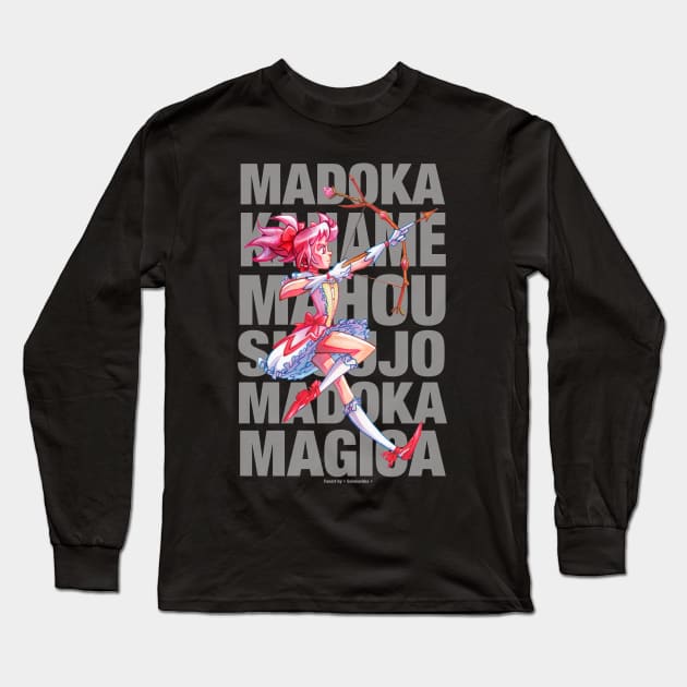 Madoka Kaname Long Sleeve T-Shirt by Kerkikerk
